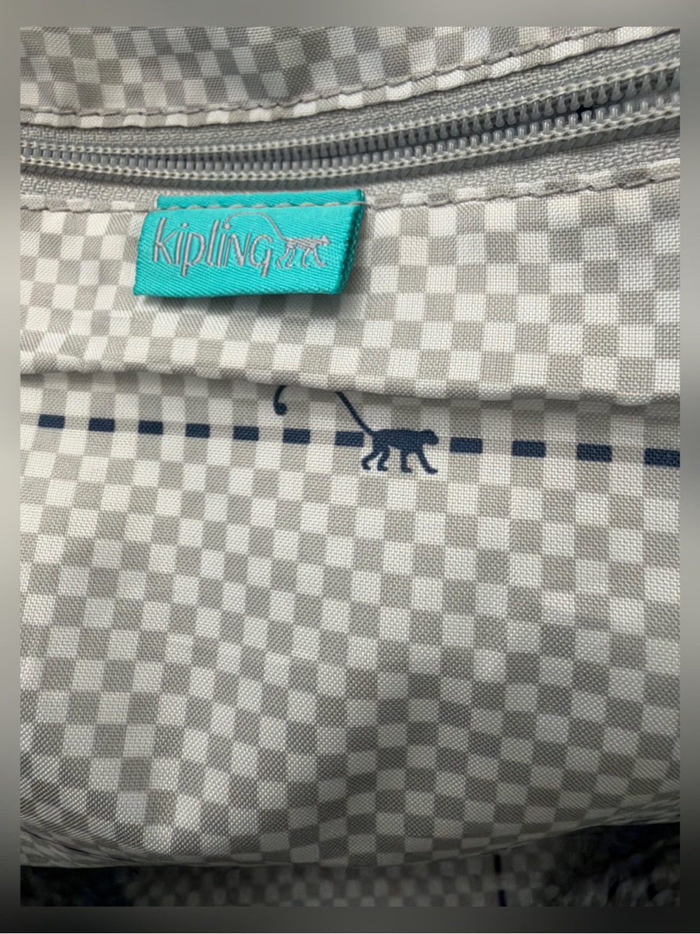 Kipling Ravier Backpack - Turquoise Teal - Picture 13 of 15